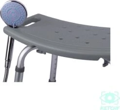 Ketchy Douchekruk - In Hoogte Verstelbaar - Douchekrukje - Roestvrij - 130kg Draagkracht - Comfortabel Zitkussen 21 Ketchy Douchekruk - In Hoogte Verstelbaar - Douchekrukje - Roestvrij - 130kg Draagkracht - Comfortabel Zitkussen -Badkamer Wijs 1200x1099 6