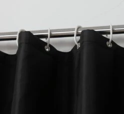 MLN Basics® Douchegordijn | Zwart | 120x200 Cm | Inclusief Ringen | Anti-schimmel -Badkamer Wijs 1200x1103 5