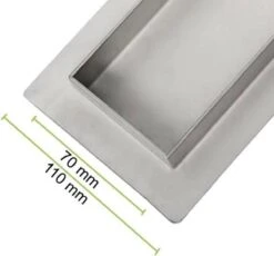 Douchegoot RVS FLENS - 80 CM - Met Uitneembaar Sifon & Uitneembaar Haarfilter -Badkamer Wijs 1200x1115 3