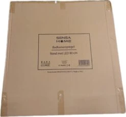 SensaHome - Led Touch Wandspiegel Rond - Badkamerspiegel Frameloos Met LED Verlichting - Wandspiegel - Koud Wit - 80CM -Badkamer Wijs 1200x1116