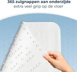 Douchemat Antislip Wit - 55 X 55 Cm - Antislipmat Douche - Badmat -Badkamer Wijs 1200x1119 1