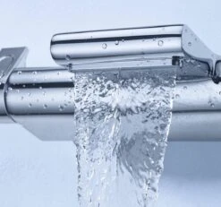 GROHE Grohtherm 2000 New Thermostatische Badkraan - 15cm - CoolTouch - Met Tray - Chroom - 34464001 -Badkamer Wijs 1200x1120 12