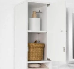 Simpletrade Badkamerkast - Kast - Opbergvakken - 20x180x20cm -Badkamer Wijs 1200x1121 6