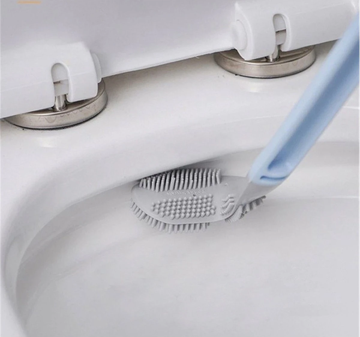 Merkloos Siliconen Toilet Borstel - Toilet Haak - Siliconen Wc Borstel 5 Merkloos Siliconen Toilet Borstel - Toilet Haak - Siliconen Wc Borstel - Afbeelding 3