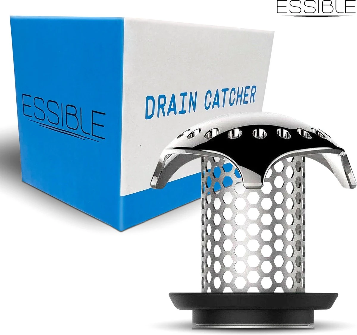 Afvoer Ontstopper- Haarvanger - Anti-Verstoppingen - Gootsteen Zeef - Haarfilter - RVS 3 Afvoer Ontstopper- Haarvanger - Anti-Verstoppingen - Gootsteen Zeef - Haarfilter - RVS
