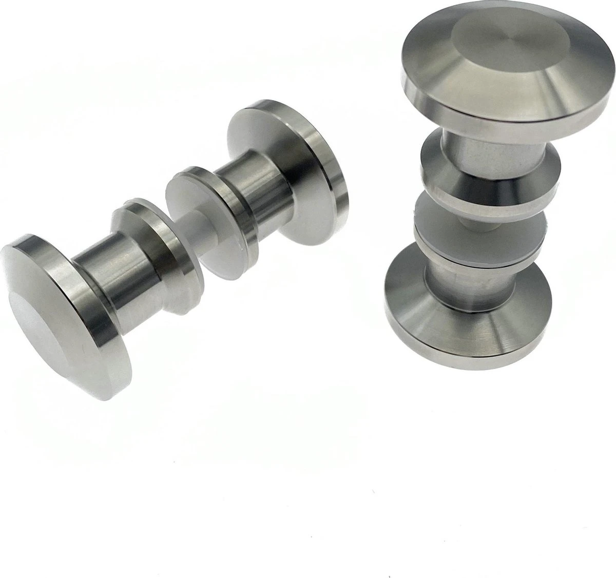 Luxe RVS Douchedeur Knop - Deurknopgarnituur – Douchedeur Handvat / Douchedeurknop / Deurknop RVS / Zilverkleur Type Elegant 8 Luxe RVS Douchedeur Knop - Deurknopgarnituur – Douchedeur Handvat / Douchedeurknop / Deurknop RVS / Zilverkleur Type Elegant - Afbeelding 6