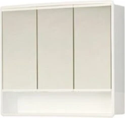 Jokey Lymo Spiegelkast Met 3 Deuren 58x49.5x14.5cm Wit -Badkamer Wijs 1200x1128 1