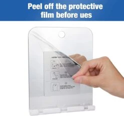 Deluqse Douchespiegel - Spiegel Zuignap - Rechthoek - Reisspiegel - Douche Spiegel Anti-Condens - Anti-Condens Spiegel - Douchespiegel Met Zuignap - Met Scheermeshouder -Badkamer Wijs 1200x1128