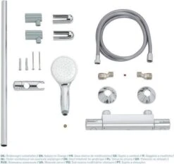 GROHE Grohtherm 800 Thermostatische Douchekraan - Met Doucheset - EcoJoy®- Chroom - 34565001 12 GROHE Grohtherm 800 Thermostatische Douchekraan - Met Doucheset - EcoJoy®- Chroom - 34565001 -Badkamer Wijs 1200x1132 2