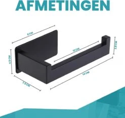Merkloos Novalits - RVS Toiletrolhouder Zonder Boren - WC Rolhouder Zelfklevend - Inclusief RVS Handdoekhaakje - Zwart 11 Merkloos Novalits - RVS Toiletrolhouder Zonder Boren - WC Rolhouder Zelfklevend - Inclusief RVS Handdoekhaakje - Zwart -Badkamer Wijs 1200x1133 5