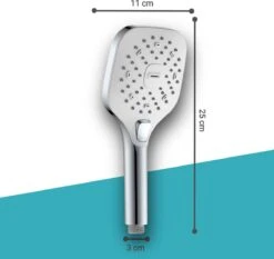 BADO Douchekop Met Slang - Handdouche - Douchekop - Waterbesparend - Doucheslang - Chroom -Badkamer Wijs 1200x1133 7