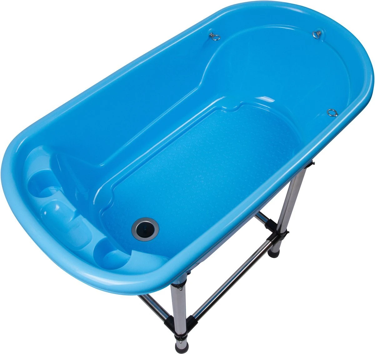 Topmast Mini Tub Hondenbad - Blauw - 94 X 50 X 90 Cm - Hondenbad Kunststof - Hondendouche - Bad Voor Honden 5 Topmast Mini Tub Hondenbad - Blauw - 94 X 50 X 90 Cm - Hondenbad Kunststof - Hondendouche - Bad Voor Honden - Afbeelding 3
