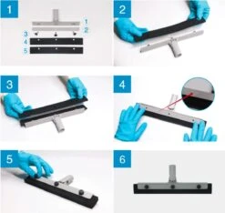 Chaton® Vloertrekker Lang Met Ophangsysteem - Afdraaibare Wisser - Douchewisser - Trekker Douche - Vloerwisser - Uitschuifbaar 70cm Tot 125cm 21 Chaton® Vloertrekker Lang Met Ophangsysteem - Afdraaibare Wisser - Douchewisser - Trekker Douche - Vloerwisser - Uitschuifbaar 70cm Tot 125cm -Badkamer Wijs 1200x1137 4