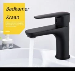 Inspire Badkamer Kraan Zwart Inclusief Aansluitingen - Wastafel Kraan - Zwart Chroom -Badkamer Wijs 1200x1139 9