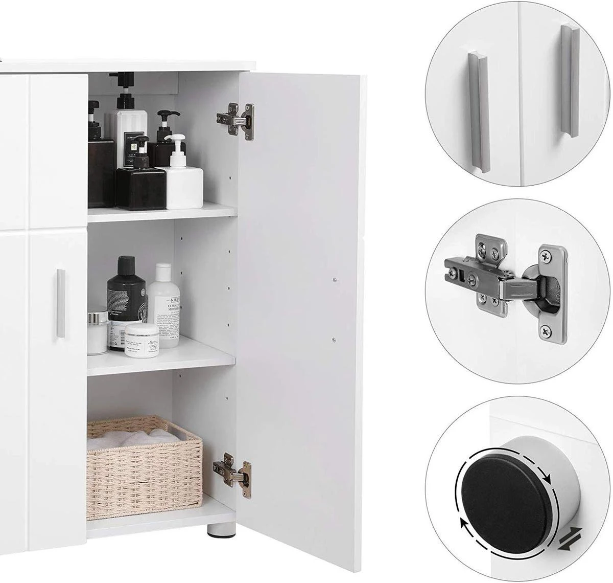 Nancy's Badkamerkast - Kolomkast - Badkamermeubel - Kast - Badkamermeubels 10 Nancy's Badkamerkast - Kolomkast - Badkamermeubel - Kast - Badkamermeubels - Afbeelding 8