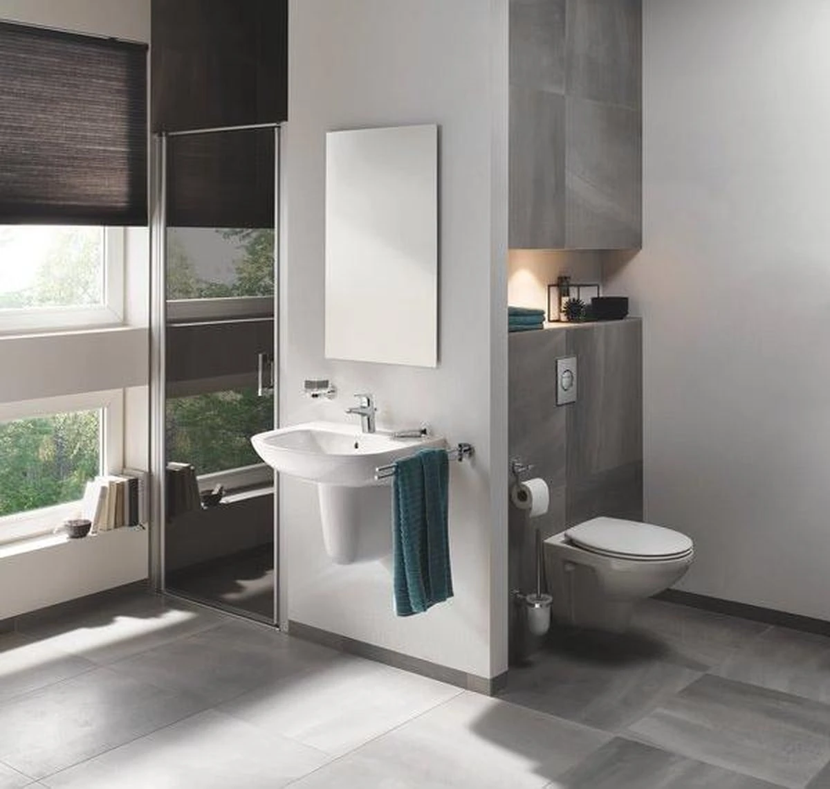 GROHE Bau Cosmopolitan Toiletborstelset 13 GROHE Bau Cosmopolitan Toiletborstelset - Afbeelding 11