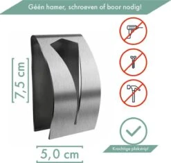 RVS Handdoekhouder 2 Stuks - Zelfklevend - Design Handdoek / Theedoek Klem - Handdoek Klem - Handdoek Haak 9 RVS Handdoekhouder 2 Stuks - Zelfklevend - Design Handdoek / Theedoek Klem - Handdoek Klem - Handdoek Haak -Badkamer Wijs 1200x1141 1