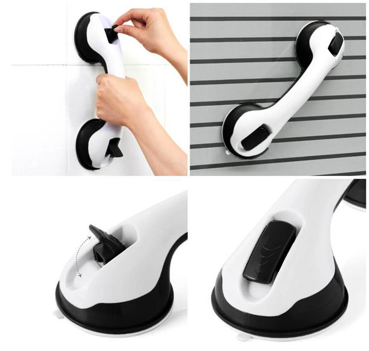 Merkloos 2x Anti Slip Zuig Handvat - Zuignap Handgreep Badkamer/Toilet - Badkamer Veiligheidsgreep - Handgreep Met Zuignappen - Badgreep - Krachtig En Verplaatsbaar - Trekvermogen Tot 50KG - 30cm 6 Merkloos 2x Anti Slip Zuig Handvat - Zuignap Handgreep Badkamer/Toilet - Badkamer Veiligheidsgreep - Handgreep Met Zuignappen - Badgreep - Krachtig En Verplaatsbaar - Trekvermogen Tot 50KG - 30cm - Afbeelding 4