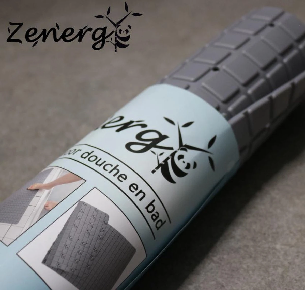 Zenergy Badmat - Antislipmat - Douchemat - Grijs - 70x40cm - Antislipmat Bad - Antislipmat Douche - Schimmelbestendig - Met Zuignappen - Wasbaar 7 Zenergy Badmat - Antislipmat - Douchemat - Grijs - 70x40cm - Antislipmat Bad - Antislipmat Douche - Schimmelbestendig - Met Zuignappen - Wasbaar - Afbeelding 5