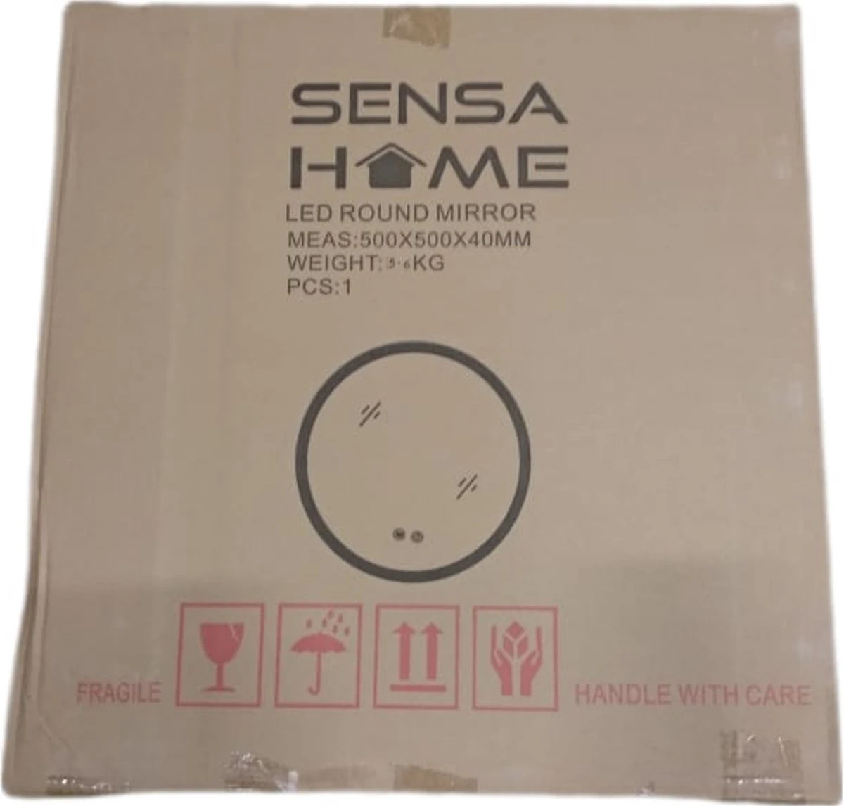 SensaHome - Led Wandspiegel Rond - Ronde Badkamerspiegel Frameloos Met LED Verlichting - Wand Gemonteerd - Anti-Condens - 2700K/4500K/6400K - Warm/Neutraal/Koud Wit - 60CM 14 SensaHome - Led Wandspiegel Rond - Ronde Badkamerspiegel Frameloos Met LED Verlichting - Wand Gemonteerd - Anti-Condens - 2700K/4500K/6400K - Warm/Neutraal/Koud Wit - 60CM - Afbeelding 12