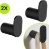 Handdoekhaakjes Zwart - Boren - 2x Wandhaakjes - Handdoekhouder Badkamer 2 Handdoekhaakjes Zwart - Boren - 2x Wandhaakjes - Handdoekhouder Badkamer -Badkamer Wijs 1200x1146 4