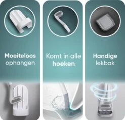 Bradey Toiletborstel Siliconen - WC Borstel Met Houder - Optimale Hygiëne - Golfclub-vorm - Komt In Alle Hoeken 22 Bradey Toiletborstel Siliconen - WC Borstel Met Houder - Optimale Hygiëne - Golfclub-vorm - Komt In Alle Hoeken -Badkamer Wijs 1200x1148 7