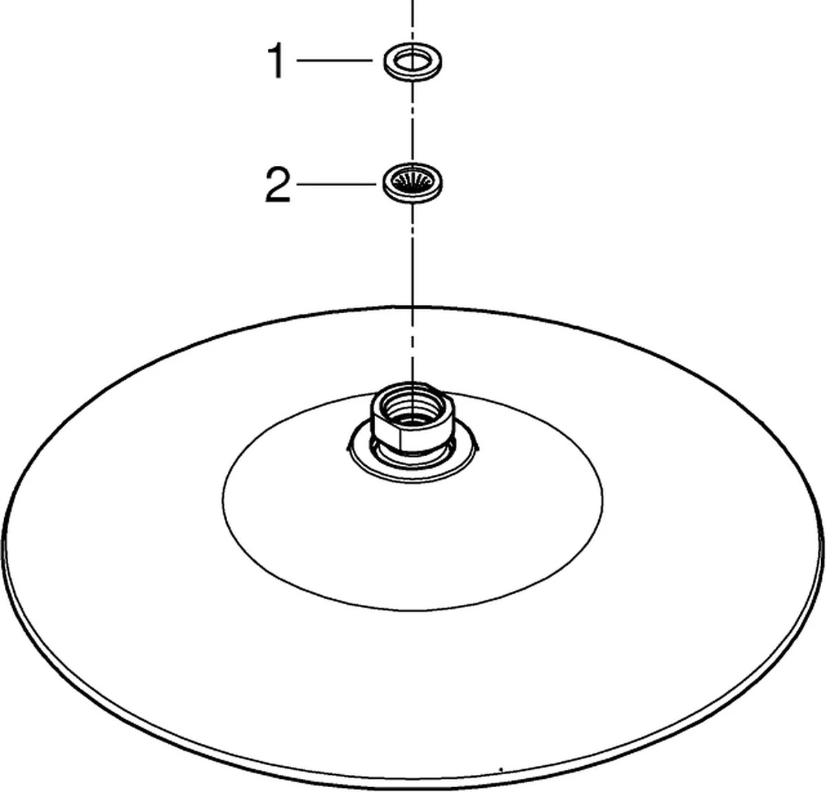 GROHE QuickFix Vitalio Joy 260 Douchekop - Ø 26 Cm - EcoJoy - 3 Straalsoorten 5 GROHE QuickFix Vitalio Joy 260 Douchekop - Ø 26 Cm - EcoJoy - 3 Straalsoorten - Afbeelding 3