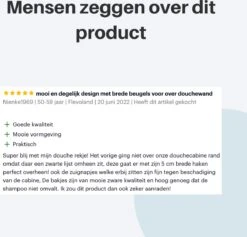 Doucherek Hangend - Ophangbaar Doucherek Matzwart - Twee Lagen - Badkamerrek - Doucherek Zonder Boren - 2 Laags - Badkamer Accessoires -Badkamer Wijs 1200x1151 7