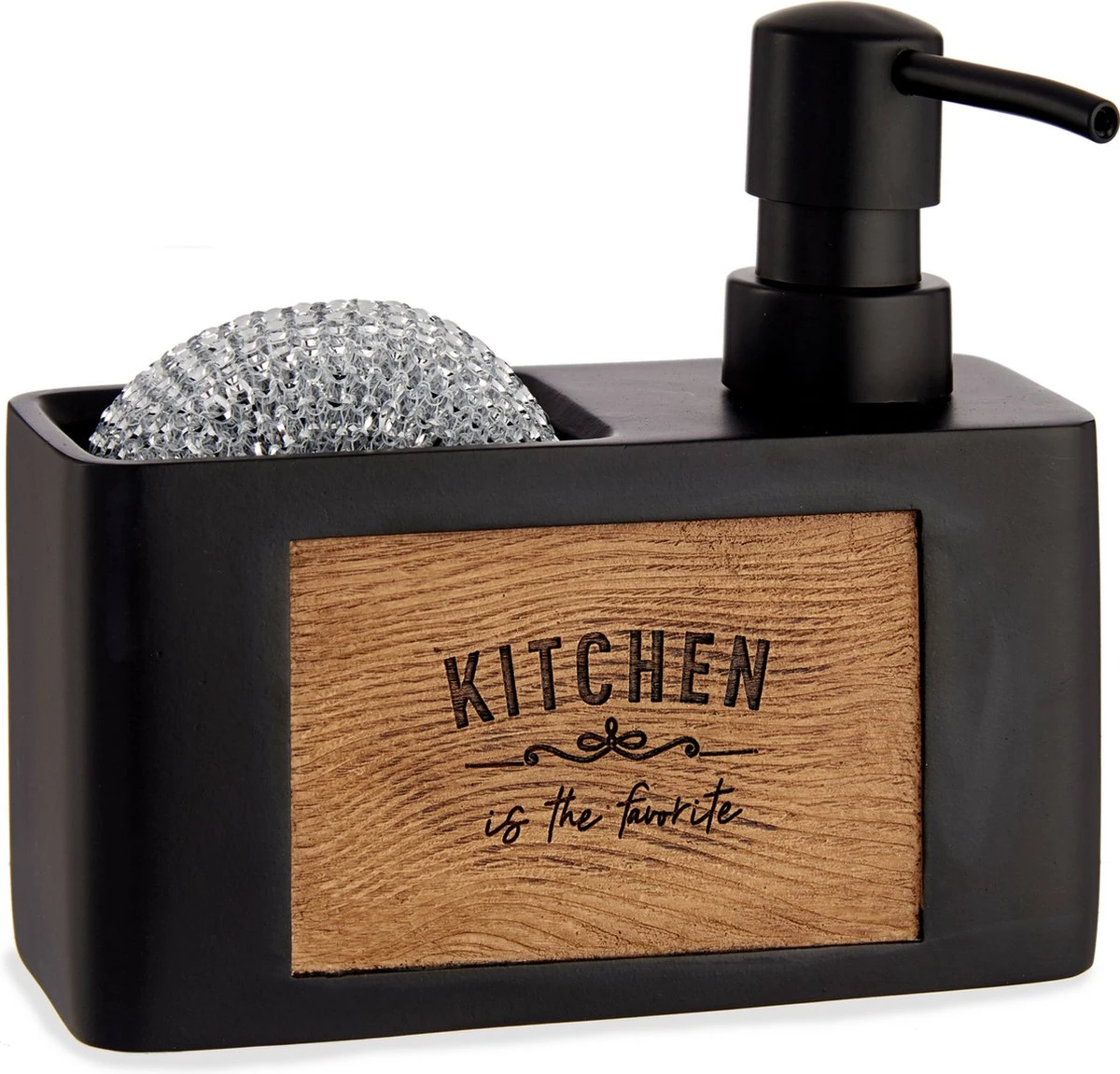 Arte Regal Zeeppompje Met Houder Kunststof/hout Zwart 15 X 6 X 13 Cm 3 Arte Regal Zeeppompje Met Houder Kunststof/hout Zwart 15 X 6 X 13 Cm