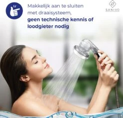 Waterbesparende Douchekop Met Mineraalstenen Ionische Douchekop – Douchefilter - Waterfilter - Handdouche - Hogedruk Douchekop – Transparant -Badkamer Wijs 1200x1153 18