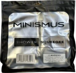 Minismus Douchewisser Met Magneethouder Ophangsysteem Zonder Boren - 21 Cm Breed - Zwart -Badkamer Wijs 1200x1153 6