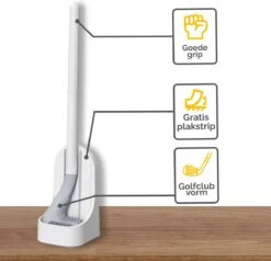 Bradey Toiletborstel Siliconen - WC Borstel Met Houder - Optimale Hygiëne - Golfclub-vorm - Komt In Alle Hoeken 21 Bradey Toiletborstel Siliconen - WC Borstel Met Houder - Optimale Hygiëne - Golfclub-vorm - Komt In Alle Hoeken -Badkamer Wijs 1200x1156 14