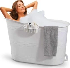 Zitbad Voor Volwassenen - Bath Bucket - Wit - 200L -Badkamer Wijs 1200x1156 22