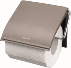 Brabantia ReNew WC Rolhouder - Met Klep - Platinum 24 Brabantia ReNew WC Rolhouder - Met Klep - Platinum -Badkamer Wijs 1200x1156 7