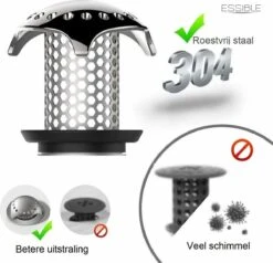 Afvoer Ontstopper- Haarvanger - Anti-Verstoppingen - Gootsteen Zeef - Haarfilter - RVS 14 Afvoer Ontstopper- Haarvanger - Anti-Verstoppingen - Gootsteen Zeef - Haarfilter - RVS -Badkamer Wijs 1200x1157 13