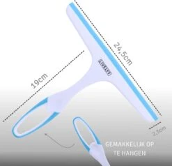 LIVELYY - Professionele Douchewisser - Raamwisser - Douche Trekker - Douchewissers - Aqua Blauw -Badkamer Wijs 1200x1157 7