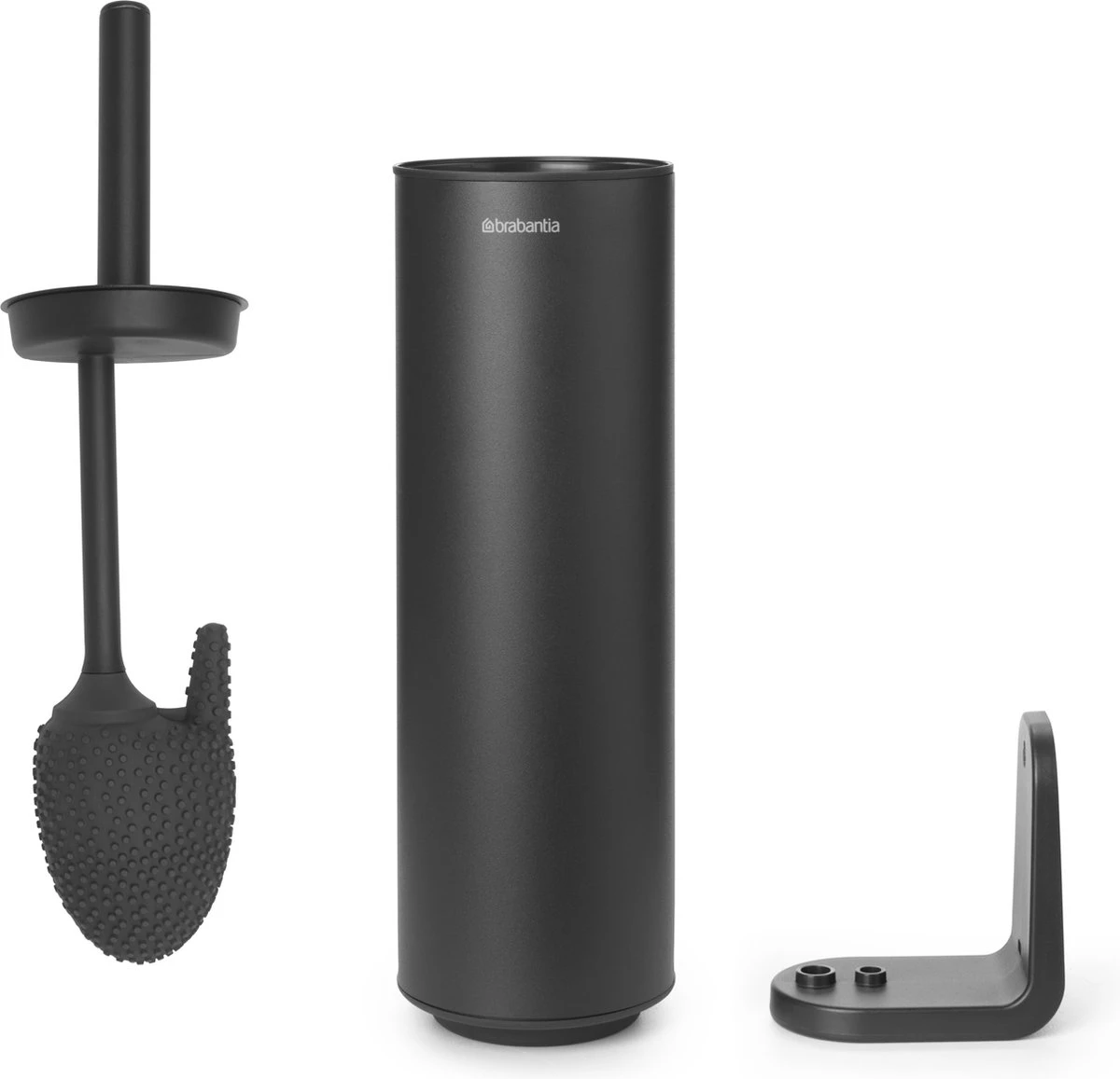 Brabantia MindSet WC Borstel Siliconen Met Houder - Mineral Infinite Grey 6 Brabantia MindSet WC Borstel Siliconen Met Houder - Mineral Infinite Grey - Afbeelding 4
