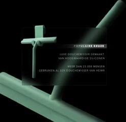 Douchewisser Groen Met Ophangsysteem- Badkamer Accessoires- Raamwisser- Trekker Douche- Silicone- 21cm X 16cm -Badkamer Wijs 1200x1161 2