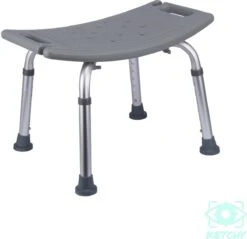 Ketchy Douchekruk - In Hoogte Verstelbaar - Douchekrukje - Roestvrij - 130kg Draagkracht - Comfortabel Zitkussen 27 Ketchy Douchekruk - In Hoogte Verstelbaar - Douchekrukje - Roestvrij - 130kg Draagkracht - Comfortabel Zitkussen -Badkamer Wijs 1200x1163 17