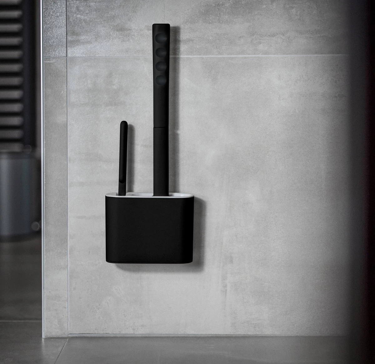 Lopoleis WC Borstel – Toiletborstel – Gesloten Bodem – WC Borstel Met Randreiniger – Siliconen – Zwart – WC Borstel Met Houder – Vrijstaand – Hangend – WC Borstel En Houder 14 Lopoleis WC Borstel – Toiletborstel – Gesloten Bodem – WC Borstel Met Randreiniger – Siliconen – Zwart – WC Borstel Met Houder – Vrijstaand – Hangend – WC Borstel En Houder - Afbeelding 12