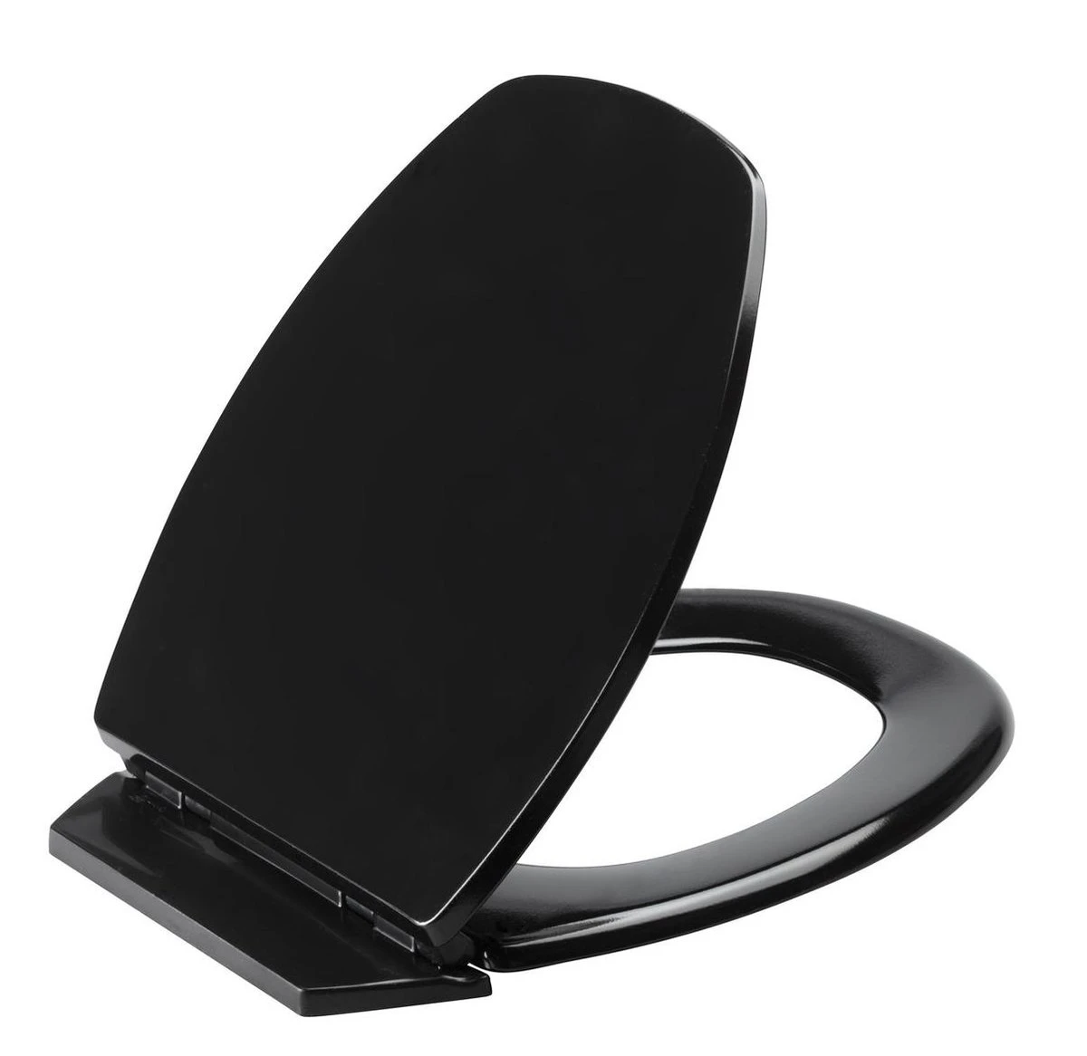 Allibert Wc-bril BACCARA² - Geperst Hout - Afklikbaar - Antibacterieel - Zwart Gelakt 4 Allibert Wc-bril BACCARA² - Geperst Hout - Afklikbaar - Antibacterieel - Zwart Gelakt - Afbeelding 2