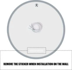 SensaHome - Led Wandspiegel Rond - Ronde Badkamerspiegel Frameloos Met LED Verlichting - Wand Gemonteerd - Anti-Condens - 2700K/4500K/6400K - Warm/Neutraal/Koud Wit - 60CM 19 SensaHome - Led Wandspiegel Rond - Ronde Badkamerspiegel Frameloos Met LED Verlichting - Wand Gemonteerd - Anti-Condens - 2700K/4500K/6400K - Warm/Neutraal/Koud Wit - 60CM -Badkamer Wijs 1200x1167 1