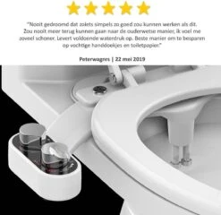 Bidet Handdouche Toilet Sproeier Shattaf Sprayer WC Papier Besparend - Dubbel Spray Warm & Koud Water - Badkamer Accessoires - Freshole® -Badkamer Wijs 1200x1167 17