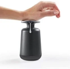 Wonix® - Zeepdispenser - Zeeppompje - Duw Met Pols - 300ml - Zwart -Badkamer Wijs 1200x1169 14