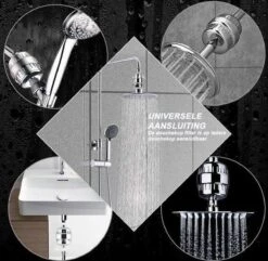 Vitamo™ Premium Universele 15 Stage - Douchefilter & Extra Filter - Waterfilter Voor Douchekop -Badkamer Wijs 1200x1169 16