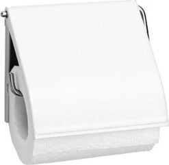Brabantia ReNew WC Rolhouder - Met Klep - White -Badkamer Wijs 1200x1172 4