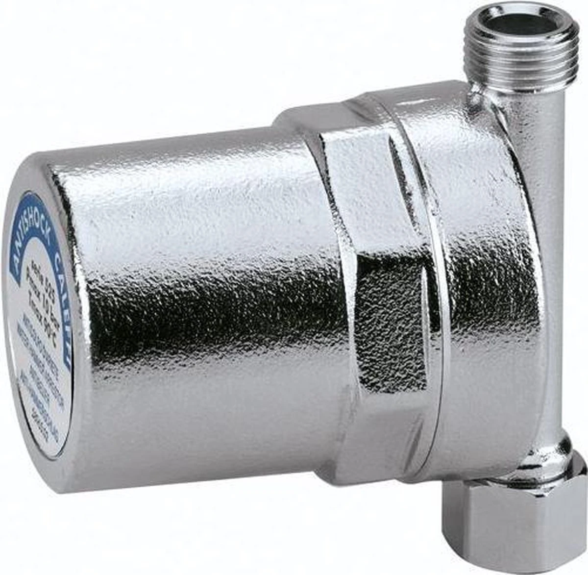 Caleffi Waterslagdemper 3/4x3/4 Wartel Kiwa Verchroomd 4 Caleffi Waterslagdemper 3/4x3/4 Wartel Kiwa Verchroomd - Afbeelding 2