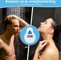Douchetimer - Douchewekker - Showertimer - Douche Klok - Douchecoach - Met Zuignap - Waterbesparend - Digitaal - 5 Minuten -Badkamer Wijs 1200x1174 2
