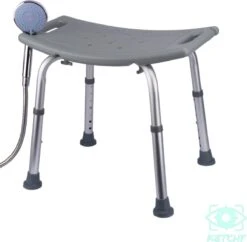 Ketchy Douchekruk - In Hoogte Verstelbaar - Douchekrukje - Roestvrij - 130kg Draagkracht - Comfortabel Zitkussen 22 Ketchy Douchekruk - In Hoogte Verstelbaar - Douchekrukje - Roestvrij - 130kg Draagkracht - Comfortabel Zitkussen -Badkamer Wijs 1200x1176 13