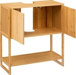 Merkloos Eazy Living Wastafel Kast Léonois Hout -Badkamer Wijs 1200x1179 12